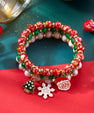 Kerst Armbanden Sets - Kerstman, Sneeuwvlok , Hert, Sneeuwpop, CandyCane