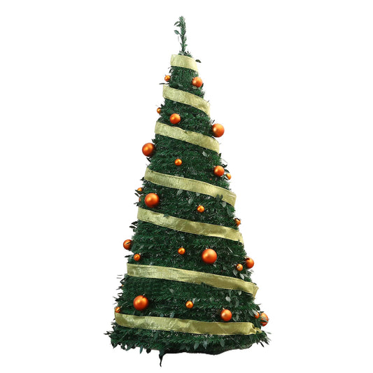 🎄 Pop-Up Kerstboom met Verlichting & Decor, 180 cm