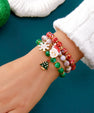 Kerst Armbanden Sets - Kerstman, Sneeuwvlok , Hert, Sneeuwpop, CandyCane