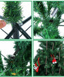 Kunstkerstboom 90-240cm | Vlamvertragend | Binnen & Buiten | Metalen Standaard